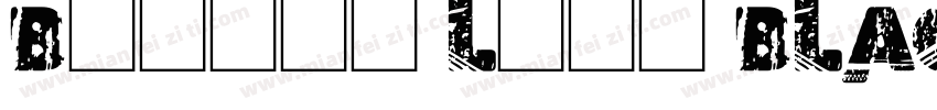 Border Line BLACK字体转换